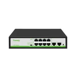 Tiandy TC-P3S010 Spec:F/0820/AT/90 8CH PoE Switch with Uplink Ports