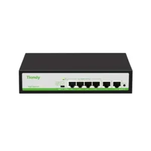 Tiandy TC-P3S06 Spec:F/0420/AT/55 4CH PoE Switch with Uplink Ports