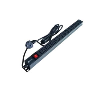 COTE CPDU-1U-12(8-C13+4-C19)-16AMP 1U 12 Port Back-to-Back PDU