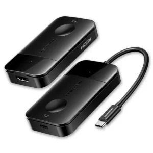 VENTION ADOBB Wireless USB-C to HDMI Transmitter and Receiver 0.15M Black
