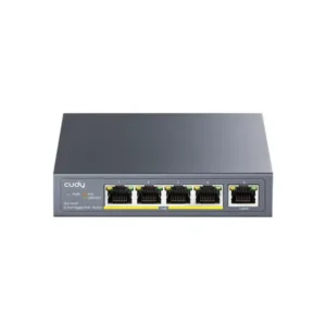 CUDY GS1005P - 4-Port Gigabit PoE+ Switch with 1×Gigabit Uplink Port