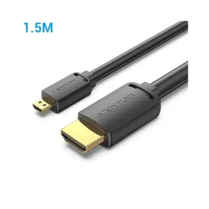 VENTION AGIBG HDMI-D Male to HDMI-A Male 4K HD Cable 1.5M Black